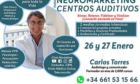 CURSO MÁSTER NEUROMARKETING PARA CENTROS AUDITIVOS 2021