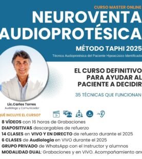 Curso de NeuroVenta Audioprotésica – Método TAPHI 2025