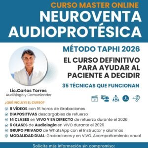 Curso de NeuroVenta Audioprotésica – Método TAPHI 2026