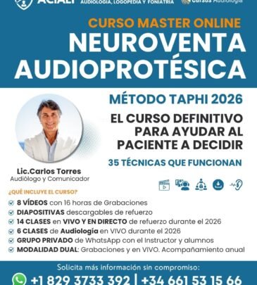 Curso de NeuroVenta Audioprotésica – Método TAPHI 2026
