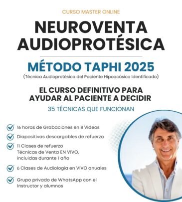 Curso de NeuroVenta Audioprotésica – Método TAPHI 2024