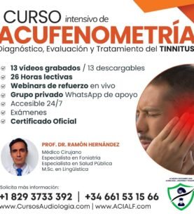 CURSO INTENSIVO DE ACUFENOMETRÍA – Diagnóstico y verificación del Tinnitus